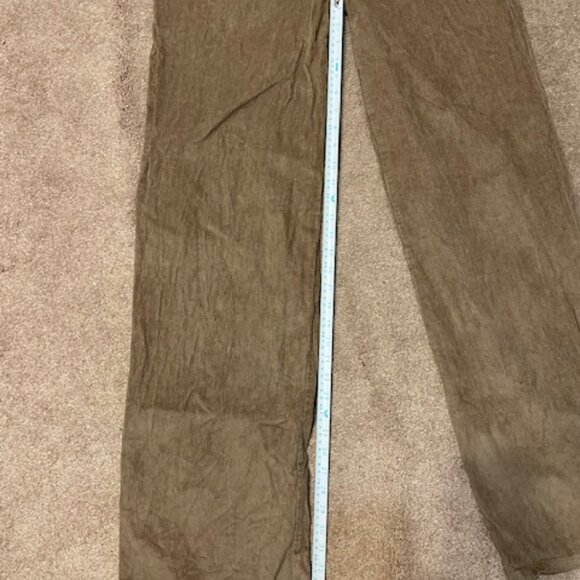 ASOS Design Corduroy Pants (Brown) 10 Tall High Rise - Picture 8 of 9